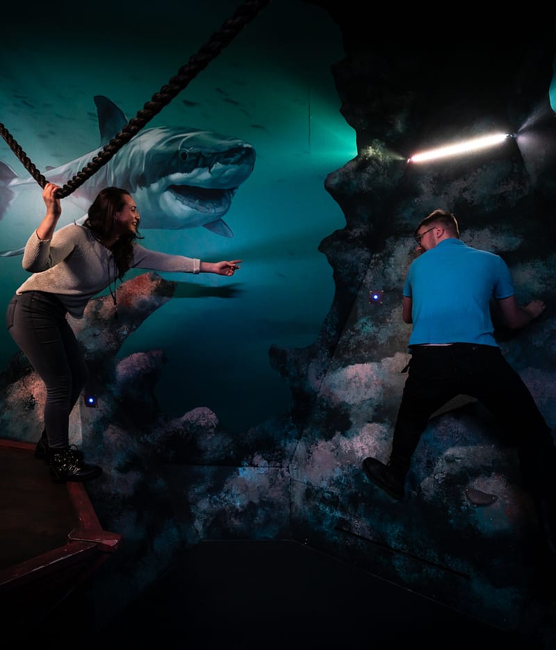 Företag som deltar i teambuilding på Prison Island i Jönköping